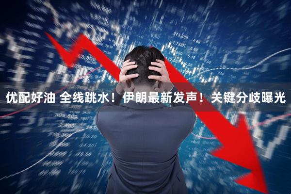 优配好油 全线跳水！伊朗最新发声！关键分歧曝光